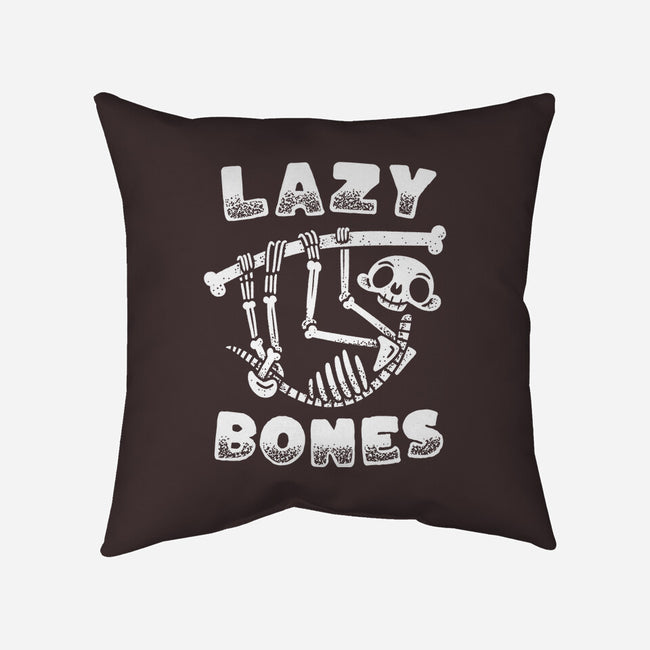 Lazy Bones-None-Removable Cover w Insert-Throw Pillow-Aarons Art Room