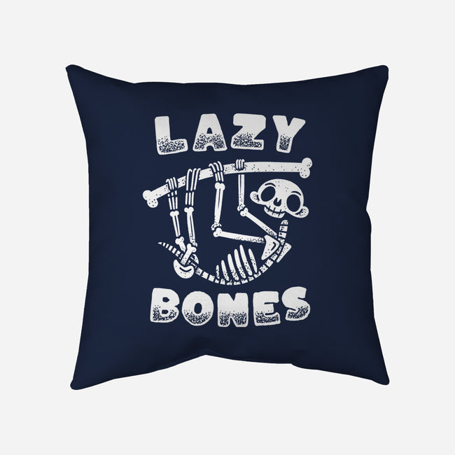 Lazy Bones-None-Removable Cover w Insert-Throw Pillow-Aarons Art Room