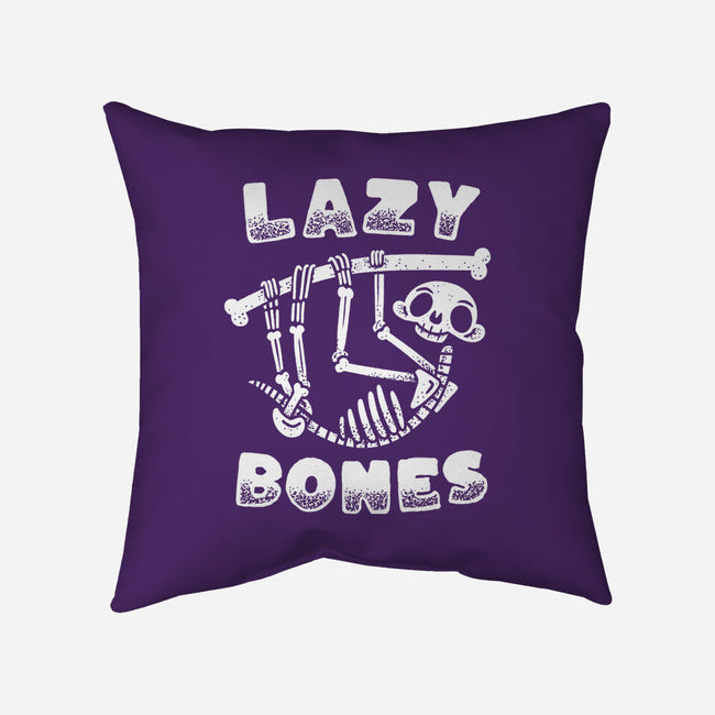 Lazy Bones-None-Removable Cover w Insert-Throw Pillow-Aarons Art Room