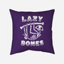 Lazy Bones-None-Removable Cover w Insert-Throw Pillow-Aarons Art Room