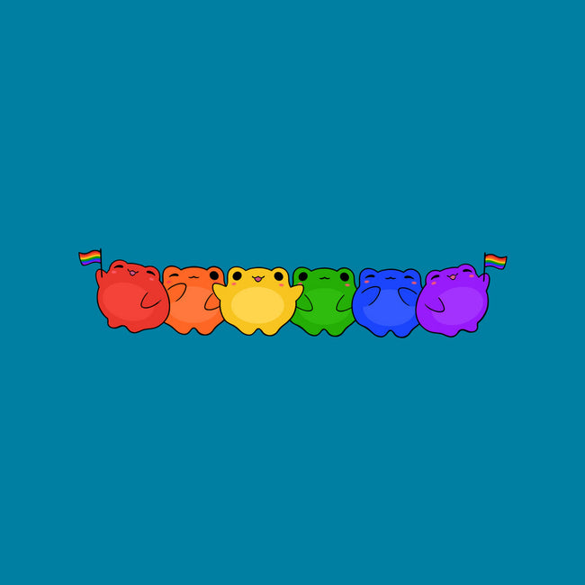 Rainbow Frogs-None-Glossy-Sticker-kosmicsatellite