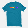 Rainbow Frogs-Unisex-Basic-Tee-kosmicsatellite