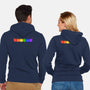 Rainbow Frogs-Unisex-Zip-Up-Sweatshirt-kosmicsatellite