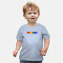 Rainbow Frogs-Baby-Basic-Tee-kosmicsatellite