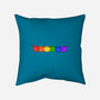 Rainbow Frogs-None-Removable Cover w Insert-Throw Pillow-kosmicsatellite
