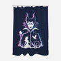 Maleficent Glitched-None-Polyester-Shower Curtain-danielmorris1993