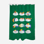 Hairy Clouds-None-Polyester-Shower Curtain-demonigote