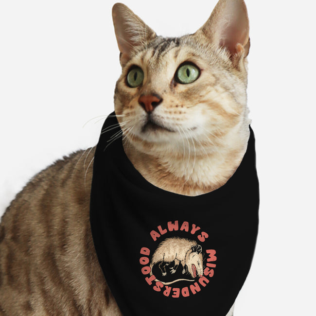 Misunderstood Possum-Cat-Bandana-Pet Collar-vp021