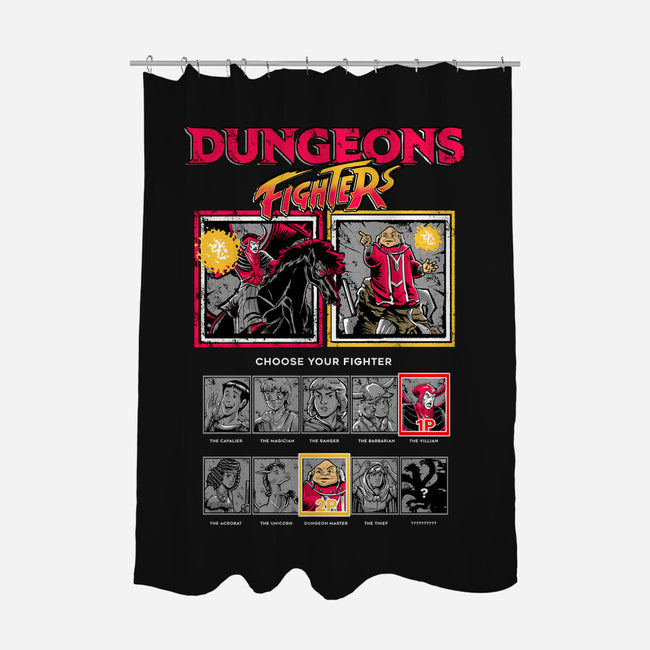 Dungeons Fighters-None-Polyester-Shower Curtain-Knegosfield