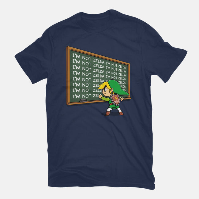 Not Zelda-Unisex-Basic-Tee-Barbadifuoco