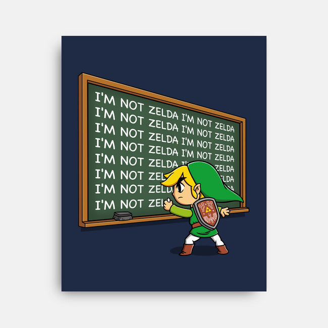 Not Zelda-None-Stretched-Canvas-Barbadifuoco
