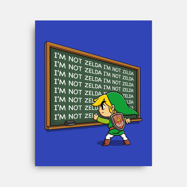 Not Zelda-None-Stretched-Canvas-Barbadifuoco