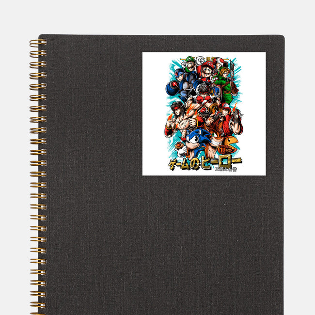 Nostalgic Heroes-None-Glossy-Sticker-Conjura Geek