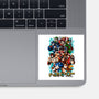 Nostalgic Heroes-None-Glossy-Sticker-Conjura Geek