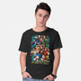 Nostalgic Heroes-Mens-Basic-Tee-Conjura Geek