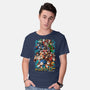 Nostalgic Heroes-Mens-Basic-Tee-Conjura Geek