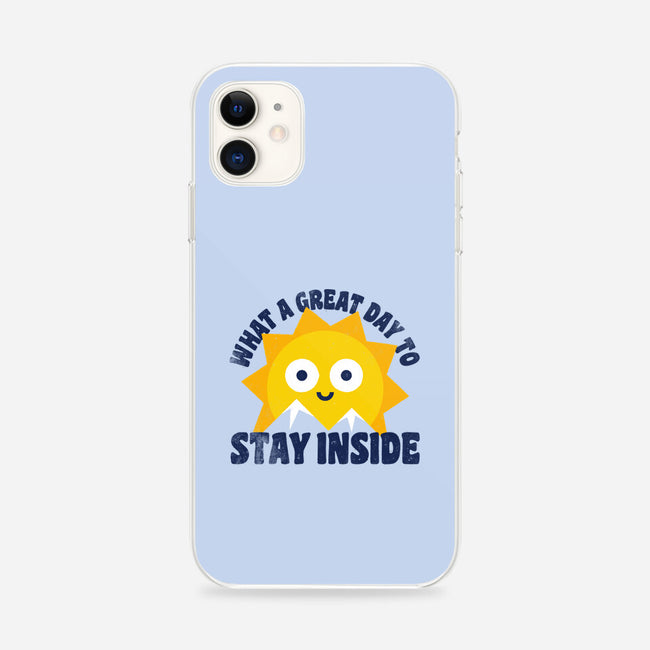 Great Day To Stay Inside-iPhone-Snap-Phone Case-zawitees