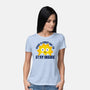Great Day To Stay Inside-Womens-Basic-Tee-zawitees