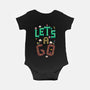 Mario Let's A Go-Baby-Basic-Onesie-Geekydog