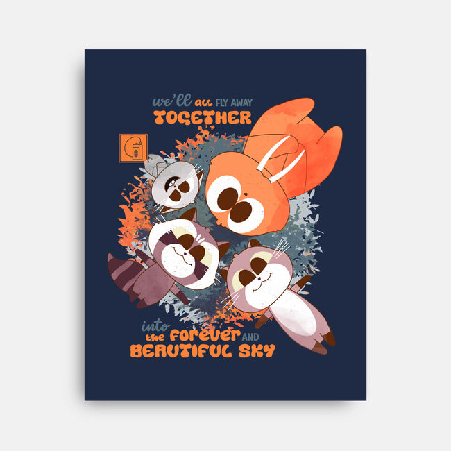 Forever And Beautiful Sky-None-Stretched-Canvas-Moon Crew