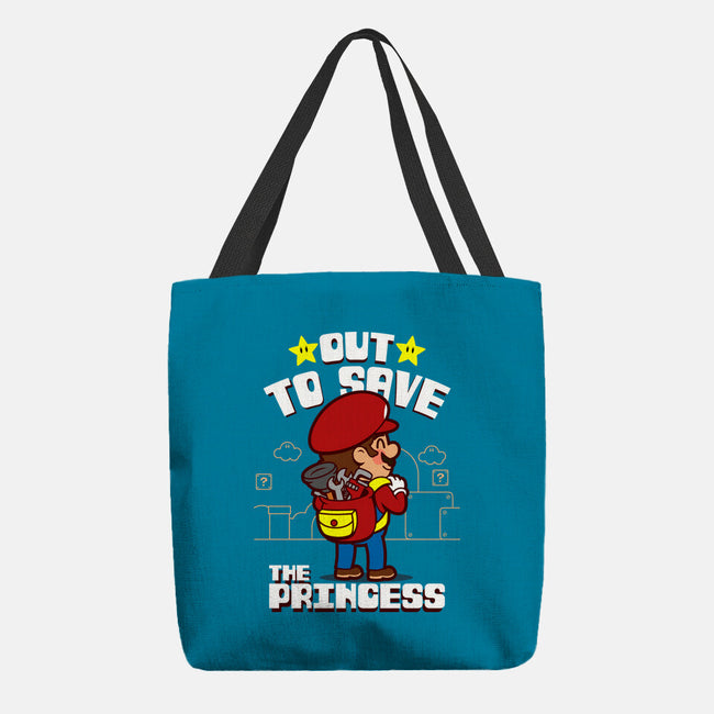 Out To Save The Princess-None-Basic Tote-Bag-Boggs Nicolas