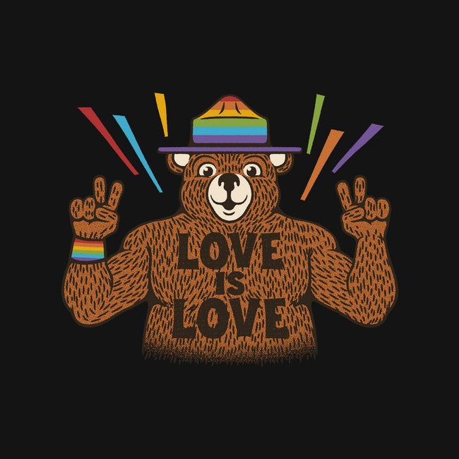 Love Is Love Pride Bear-None-Matte-Poster-tobefonseca