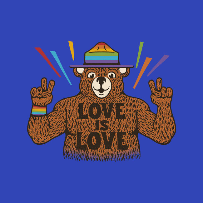 Love Is Love Pride Bear-None-Indoor-Rug-tobefonseca