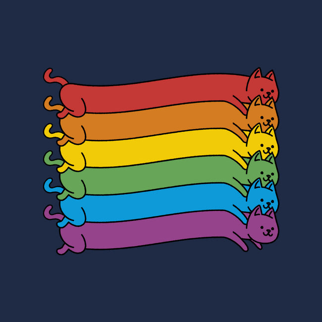Rainbow Cats Pride Flag-Baby-Basic-Tee-tobefonseca
