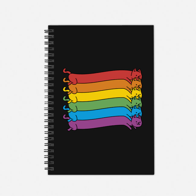 Rainbow Cats Pride Flag-None-Dot Grid-Notebook-tobefonseca