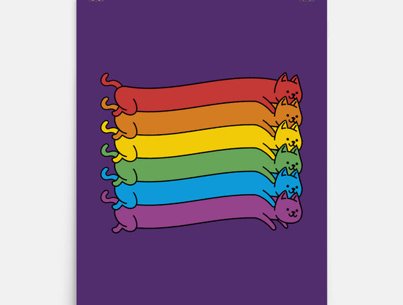 Rainbow Cats Pride Flag