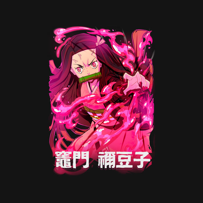 Nezuko Slayer-None-Fleece-Blanket-Conjura Geek