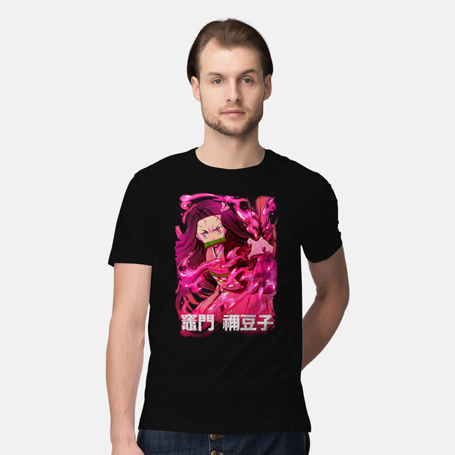 Nezuko Slayer-Mens-Premium-Tee-Conjura Geek