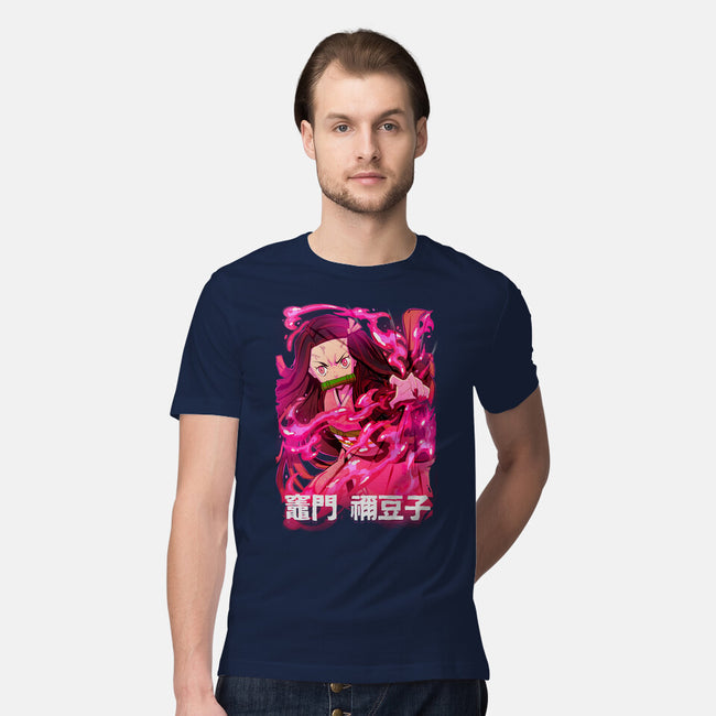 Nezuko Slayer-Mens-Premium-Tee-Conjura Geek
