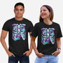 Retro Gaming Skeleton-Unisex-Basic-Tee-estudiofitas