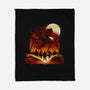 Book Of Dungeons And Dragons-None-Fleece-Blanket-dandingeroz