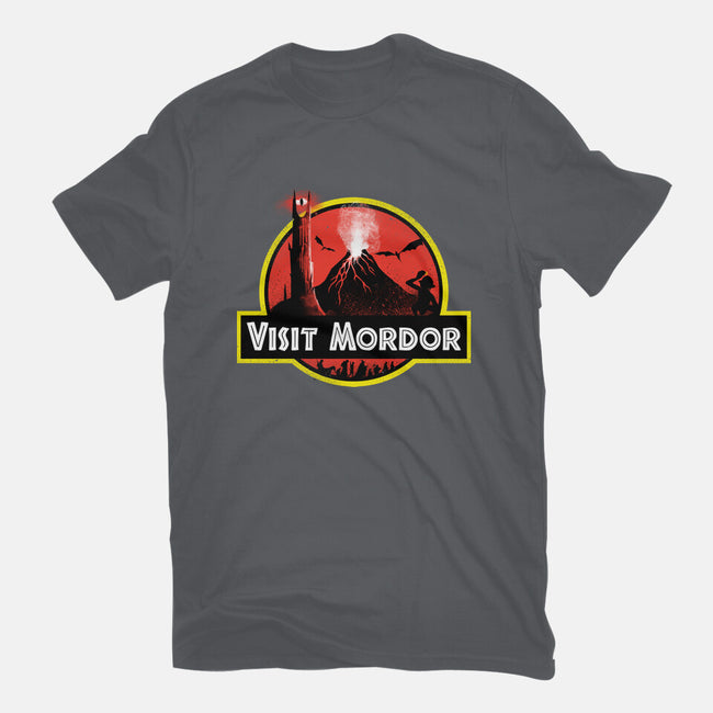 Visit Mordor-Womens-Fitted-Tee-dandingeroz