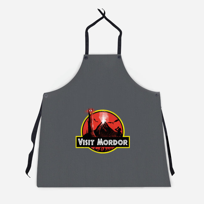 Visit Mordor-Unisex-Kitchen-Apron-dandingeroz