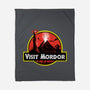 Visit Mordor-None-Fleece-Blanket-dandingeroz