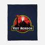 Visit Mordor-None-Fleece-Blanket-dandingeroz