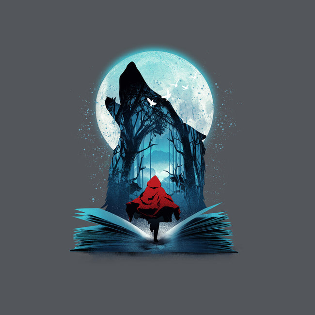 Book Of Little Red Girl-None-Stretched-Canvas-dandingeroz