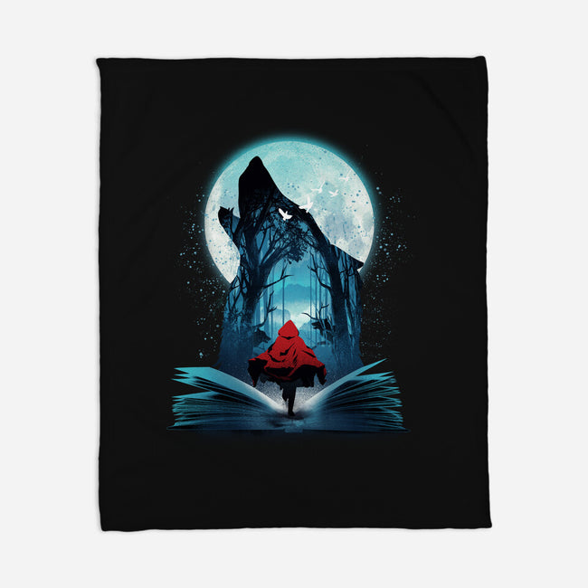 Book Of Little Red Girl-None-Fleece-Blanket-dandingeroz