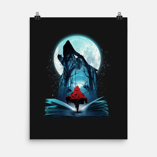 Book Of Little Red Girl-None-Matte-Poster-dandingeroz