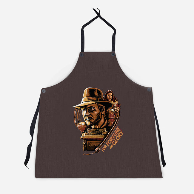 For Fortune And Glory-Unisex-Kitchen-Apron-daobiwan