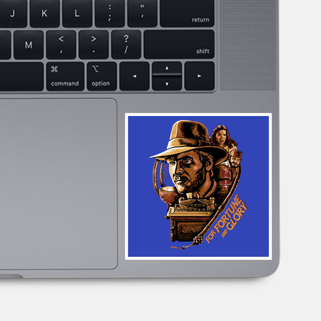 For Fortune And Glory-None-Glossy-Sticker-daobiwan