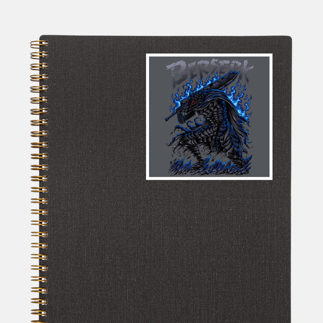 Lone Warrior-None-Glossy-Sticker-aleoarts