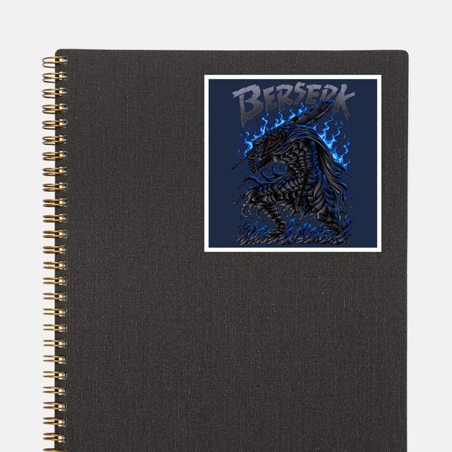 Lone Warrior-None-Glossy-Sticker-aleoarts