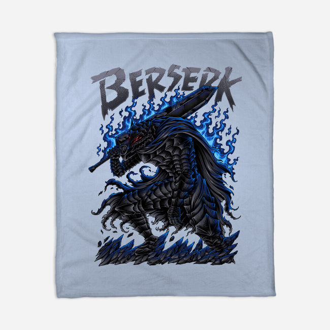 Lone Warrior-None-Fleece-Blanket-aleoarts