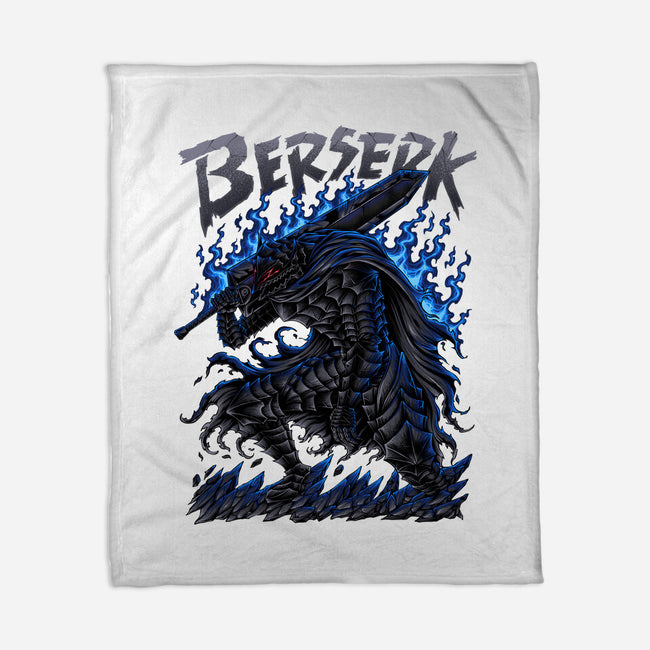 Lone Warrior-None-Fleece-Blanket-aleoarts