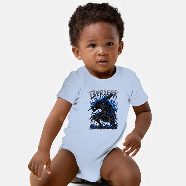Lone Warrior-Baby-Basic-Onesie-aleoarts