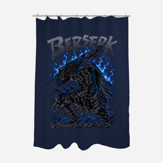 Lone Warrior-None-Polyester-Shower Curtain-aleoarts